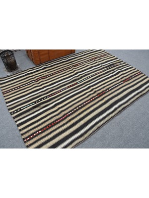 Kayra Export Eskitme Halı, Türk Halısı, Halı, 166 x 233  cm  Siyah Halı, Yün Büyük Halı, El Yapımı Oturma Odası Halı,