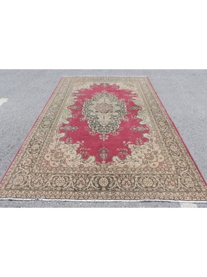 Kayra Export Türk Halısı, Eskitme Halı, Halı, 200 x 306  cm  Kırmızı Halı, Ofice Salon Halı, El Dokuma Yer Halı,  811