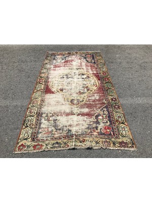 Kayra Export Türk Halısı, Eskitme Halı, Halı, 130 x 241  cm  Kırmızı Halı, El Dokuma Banyo Halı,  3869