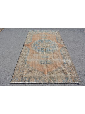 Kayra Export Türk Halısı, Eskitme Halı, Halı, 147 x 266  cm  Turuncu Halı,  Oturma Odası Halı, Bohemsı Yer Halı,  720