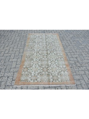 Kayra Export Eskitme Halı, Türk Halısı, Halı, 116 x 205  cm  Bej Halı, Ofice Banyo Halı, Bahçe Banyo Halı,  9285