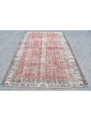 Kayra Export Eskitme Halı, Türk Halısı, Halı, 172 x 246  cm  Kırmızı Halı,  Büyük Halı, Dekoratif Yer Halı,  8999