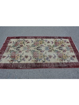 Kayra Export Eskitme Halı, Türk Halısı, Halı, 111 x 211  cm  Kırmızı Halı, Ofice Alan Halı, Anadolusı Banyo Halı,  97