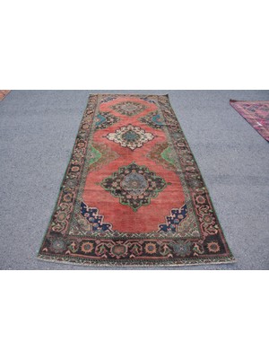 Kayra Export Eskitme Halı, Türk Halısı, Halı, 136 x 298  cm  Kırmızı Halı, Dekoratif Salon Halı,  8893