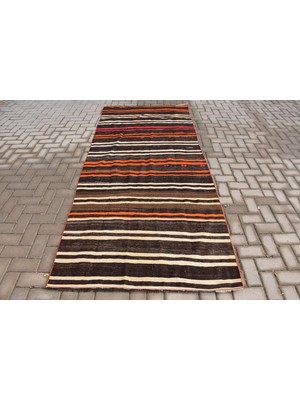 Kayra Export Eskitme Halı, Türk Halısı, Halı, 120 x 283  cm  Kahverengi Halı, Bohemsı Banyo Halı,  8125