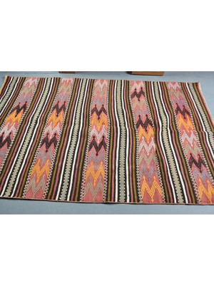 Kayra Export Türk Kilim, Eskitme Kilim, Area Kilim, 138 x 221  cm  Siyah Kilim, El Yapımı Kilim, Banyosı Kilim,  1049