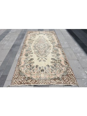 Kayra Export Türk Halısı, Eskitme Halı, Halı, 138 x 290  cm  Kahverengi Halı, Ofice Yer Halı, Yün Oturma Odası Halı,