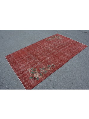 Kayra Export Türk Halısı, Eskitme Halı, Halı, 130 x 230  cm  Kırmızı Halı, Bahçe Banyo Halı, Kabilesı Alan Halı,  979