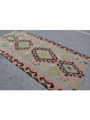 Kayra Export Eskitme Halı, Türk Halısı, Halı, 145 x 305  cm  Kırmızı Halı, El Yapımı Yer Halı, Organik Yer Halı,  853