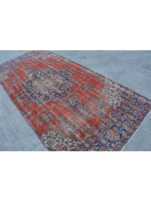 Kayra Export Eskitme Halı, Türk Halısı, Halı, 143 x 322  cm  Mavi Halı, Dekoratif Salon Halı,  Salon Halı,  10954