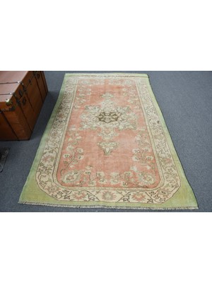 Kayra Export Türk Halısı, Eskitme Halı, Halı, 140 x 220  cm  Turuncu Halı, Anadolusı Banyo Halı,  11842