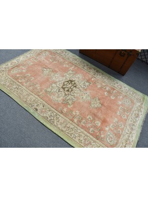 Kayra Export Türk Halısı, Eskitme Halı, Halı, 140 x 220  cm  Turuncu Halı, Anadolusı Banyo Halı,  11842