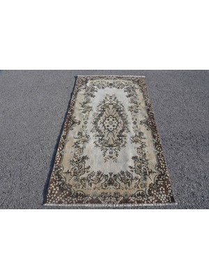 Kayra Export Türk Halısı, Eskitme Halı, Halı, 113 x 205  cm  Kahverengi Halı, Kabilesı Banyo Halı,  6372