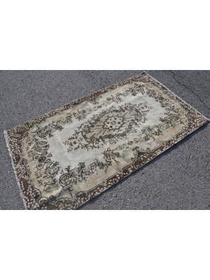 Kayra Export Türk Halısı, Eskitme Halı, Halı, 113 x 205  cm  Kahverengi Halı, Kabilesı Banyo Halı,  6372