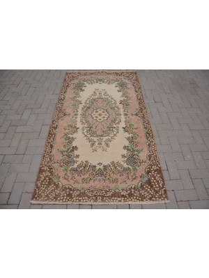 Kayra Export Eskitme Halı, Türk Halısı, Halı, 114 x 210  cm  Pempe Halı, Ofice Banyo Halı, El Yapımı Banyo Halı,  112