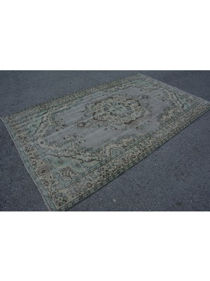 Kayra Export Eskitme Halı, Türk Halısı, Halı, 178 x 281  cm  Mavi Halı, Anadolusı Büyük Halı, Yün Oturma Odası Halı,