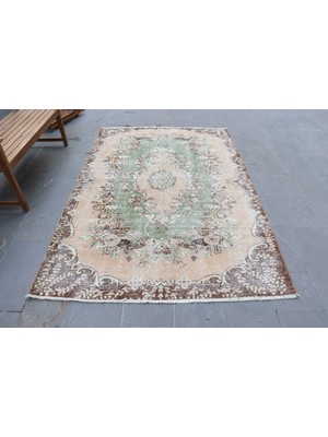 Kayra Export Türk Halısı, Eskitme Halı, Halı, 167 x 250  cm  Kahverengi Halı, Bohemsı Yer Halı, Kabilesı Salon Halı,