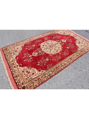 Kayra Export Türk Halısı, Eskitme Halı, Halı, 147 x 254  cm  Kırmızı Halı, Anadolusı Alan Halı, Yün Alan Halı,  7945