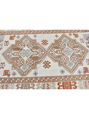 Kayra Export Eskitme Halı, Türk Halısı, Halı, 147 x 259  cm  Beyaz Halı, Bohemsı Büyük Halı, Kabilesı Oturma Odası Ha