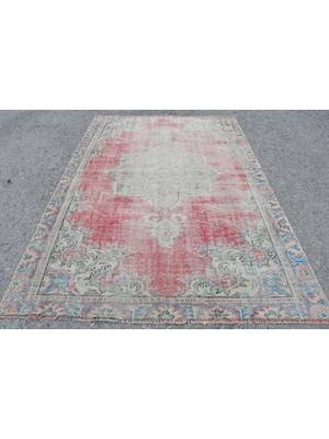 Kayra Export Türk Halısı, Eskitme Halı, Halı, 178 x 261  cm  Kırmızı Halı,  Yer Halı, El Yapımı Büyük Halı,  9039