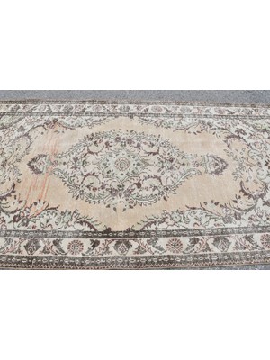 Kayra Export Eskitme Halı, Türk Halısı, Halı, 145 x 285  cm  Sarı Halı, Yün Büyük Halı, Bahçe Yer Halı,  9046