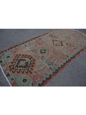 Kayra Export Türk Kilim, Eskitme Kilim, Large Kilim, 153 x 298  cm  Siyah Kilim, Ofice Kilim, Oturma Odasısı Kilim,