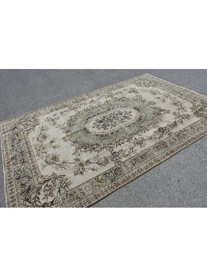 Kayra Export Türk Halısı, Eskitme Halı, Halı, 182 x 278  cm  Yeşil Halı, Yün Oturma Odası Halı, Ofice Büyük Halı,  65