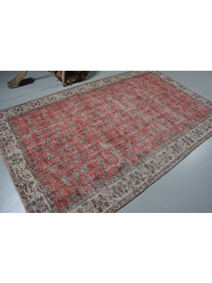 Kayra Export Türk Halısı, Eskitme Halı, Halı, 169 x 271  cm  Kırmızı Halı, Yün Yer Halı, Anadolusı Oturma Odası Halı,