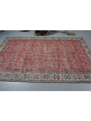 Kayra Export Türk Halısı, Eskitme Halı, Halı, 169 x 271  cm  Kırmızı Halı, Yün Yer Halı, Anadolusı Oturma Odası Halı,