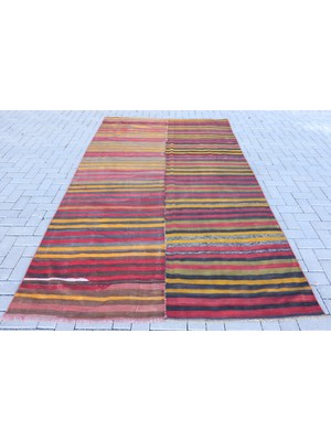 Kayra Export Türk Halısı, Eskitme Halı, Halı, 176 x 311  cm  Sarı Halı, El Dokuma Salon Halı, Organik Oturma Odası Ha