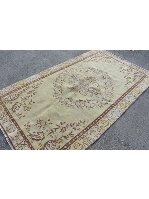 Kayra Export Eskitme Halı, Türk Halısı, Halı, 149 x 255  cm  Kahverengi Halı, Kabilesı Oturma Odası Halı,  7600