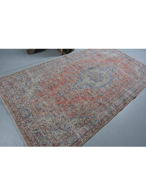 Kayra Export Eskitme Halı, Türk Halısı, Halı, 161 x 300  cm  Turuncu Halı,  Oturma Odası Halı, Dekoratif Oturma Odası