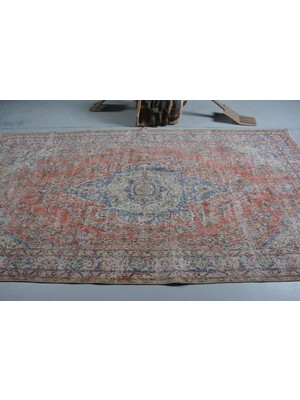 Kayra Export Eskitme Halı, Türk Halısı, Halı, 161 x 300  cm  Turuncu Halı,  Oturma Odası Halı, Dekoratif Oturma Odası