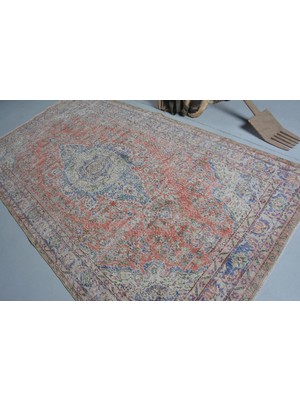 Kayra Export Eskitme Halı, Türk Halısı, Halı, 161 x 300  cm  Turuncu Halı,  Oturma Odası Halı, Dekoratif Oturma Odası