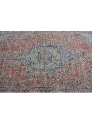 Kayra Export Eskitme Halı, Türk Halısı, Halı, 161 x 300  cm  Turuncu Halı,  Oturma Odası Halı, Dekoratif Oturma Odası