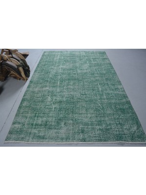 Kayra Export Türk Halısı, Eskitme Halı, Halı, 170 x 253  cm  Yeşil Halı, Bahçe Büyük Halı, Oturma Odası Halı,  11470