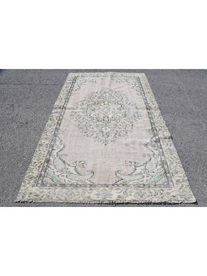 Kayra Export Eskitme Halı, Türk Halısı, Halı, 159 x 255  cm  Bej Halı, Anadolusı Yer Halı,  Salon Halı,  6712