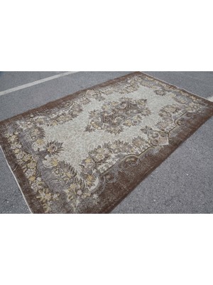 Kayra Export Eskitme Halı, Türk Halısı, Halı, 183 x 300  cm  Kahverengi Halı, Yün Yer Halı, Ofice Büyük Halı,  6894