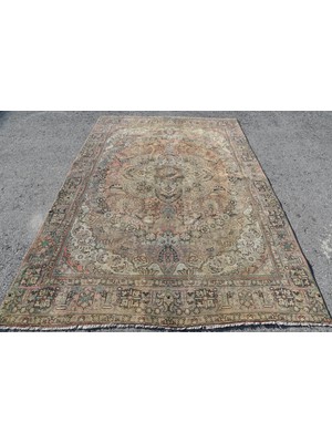 Kayra Export Türk Halısı, Eskitme Halı, Halı, 192 x 274  cm  Kahverengi Halı, Ofice Büyük Halı, Yün Salon Halı,  5577