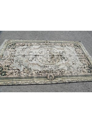 Kayra Export Eskitme Halı, Türk Halısı, Halı, 160 x 272  cm  Bej Halı, Organik Oturma Odası Halı,  5339