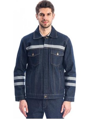 Myform Kot Iş Montu Myform 3109 Sona Denim 12 Ons Renk Mavi