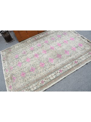 Kayra Export Türk Halısı, Eskitme Halı, Halı, 154 x 220  cm  Yeşil Halı, Bohemsı Banyo Halı, Banyo Halı,  11695