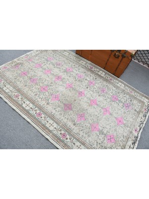 Kayra Export Türk Halısı, Eskitme Halı, Halı, 154 x 220  cm  Yeşil Halı, Bohemsı Banyo Halı, Banyo Halı,  11695