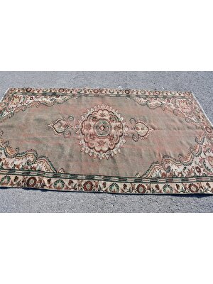 Kayra Export Eskitme Halı, Türk Halısı, Halı, 148 x 261  cm  Yeşil Halı, Ofice Yer Halı, Bahçe Büyük Halı,  7131