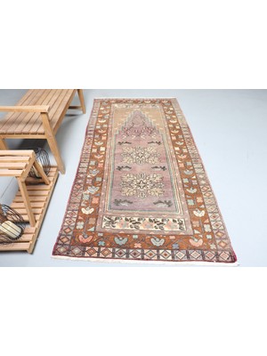 Kayra Export Türk Halısı, Eskitme Halı, Halı, 121 x 254  cm  Gri Halı, Organik Banyo Halı,  Alan Halı,  9405