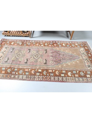 Kayra Export Türk Halısı, Eskitme Halı, Halı, 121 x 254  cm  Gri Halı, Organik Banyo Halı,  Alan Halı,  9405