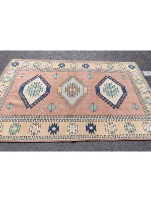 Kayra Export Türk Halısı, Eskitme Halı, Halı, 156 x 234  cm  Pempe Halı, Yün Banyo Halı, Ofice Banyo Halı,  4680