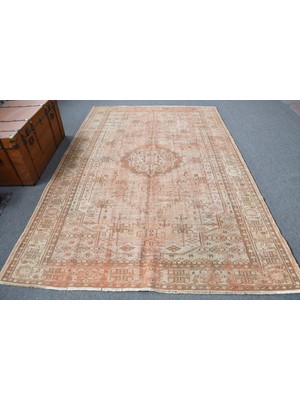 Kayra Export Türk Halısı, Eskitme Halı, Halı, 191 x 283  cm  Kahverengi Halı, Dekoratif Oturma Odası Halı,  11844