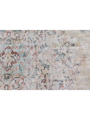 Kayra Export Eskitme Halı, Türk Halısı, Halı, 119 x 250  cm  Bej Halı, Yün Banyo Halı, Organik Alan Halı,  4703