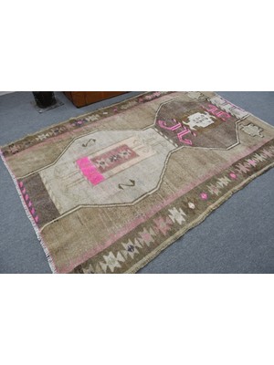 Kayra Export Eskitme Halı, Türk Halısı, Halı, 162 x 244  cm  Kahverengi Halı, Dekoratif Oturma Odası Halı,  11805